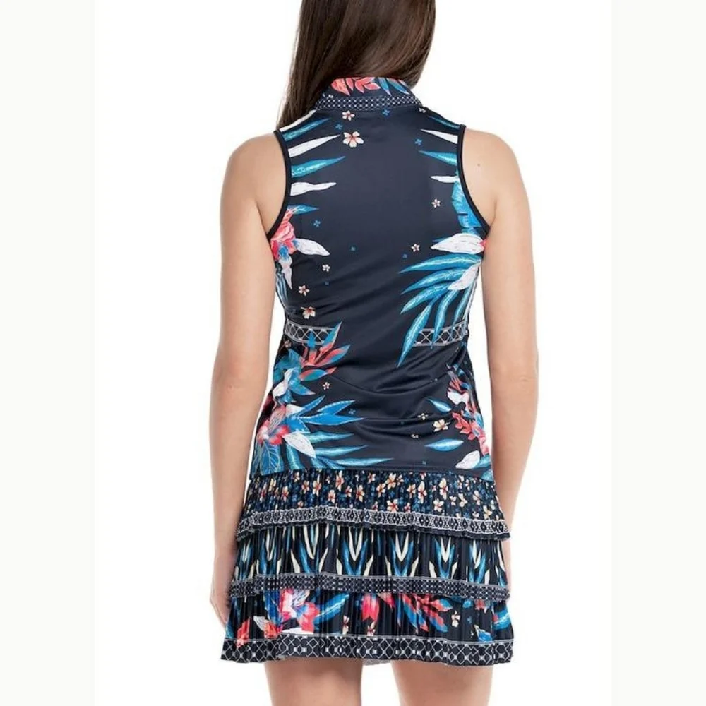 Lucky In Love Sleeveless Tank Top Keepin it Rio Golf Tennis Medium